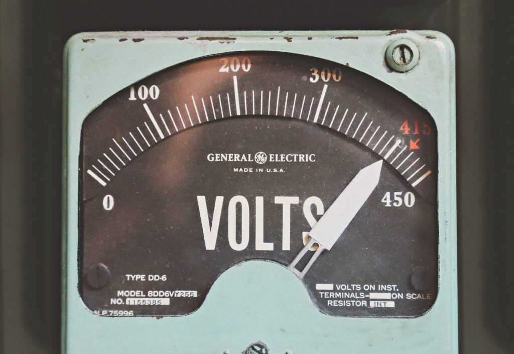 vintage voltometer