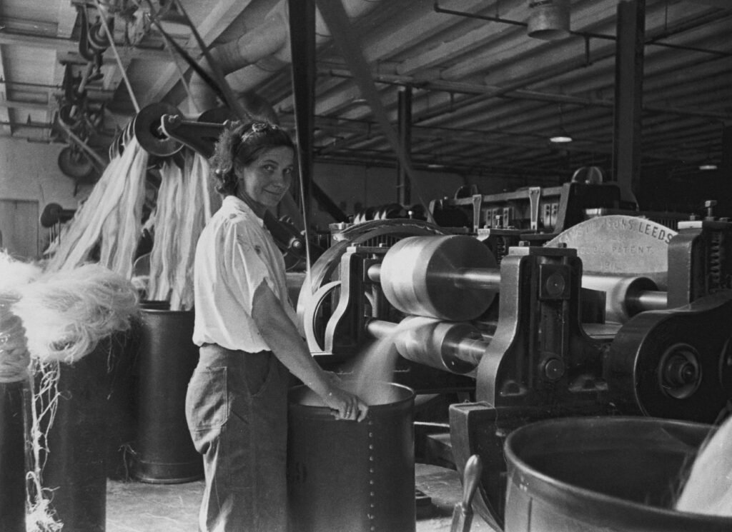 woman working at factory